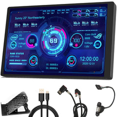 WOWNOVA PC Temperature Display – Mini USB IPS Screen for CPU, RAM, HDD Monitoring