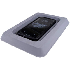 SeaDek foam phone holder for boats with 3M adhesive backing, Storm Gray