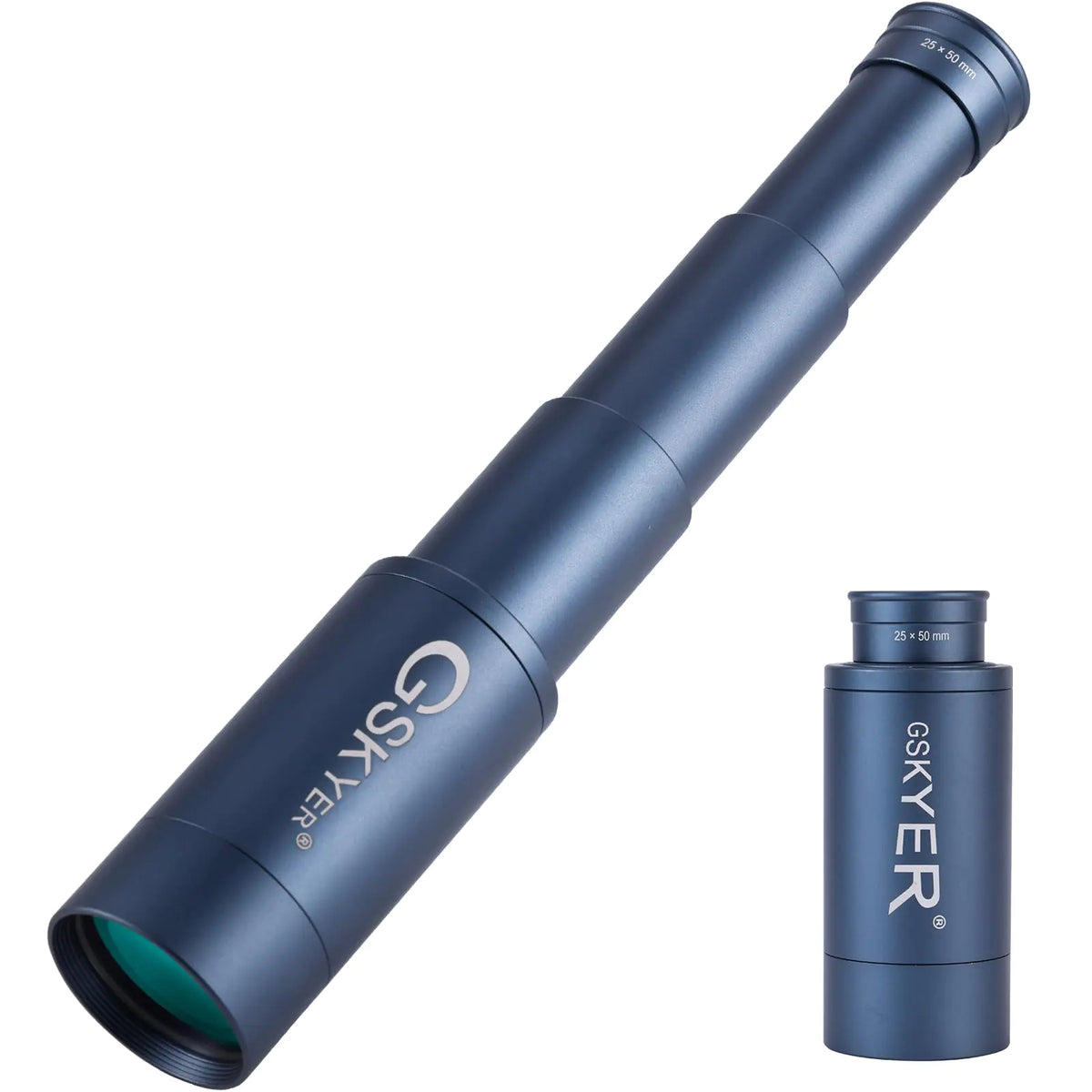 25x50 Monocular Telescope Monoculars for Adults High Powered: Compact HD Zoom Scope for Men