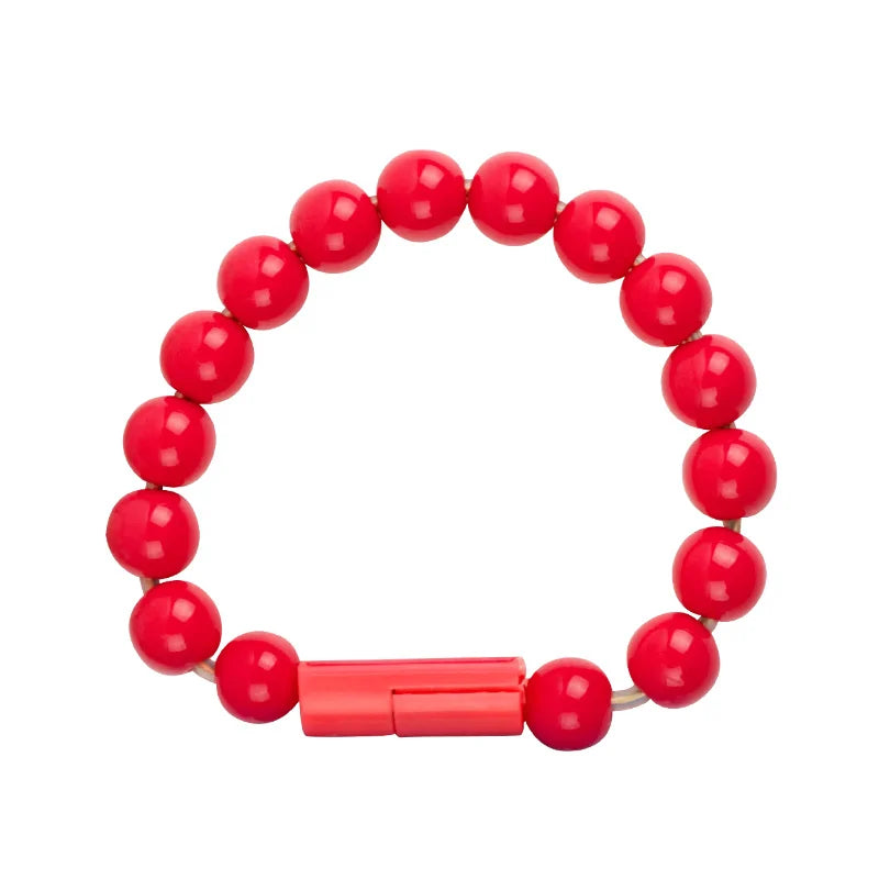 Wearable USB Charging Bracelet Beads