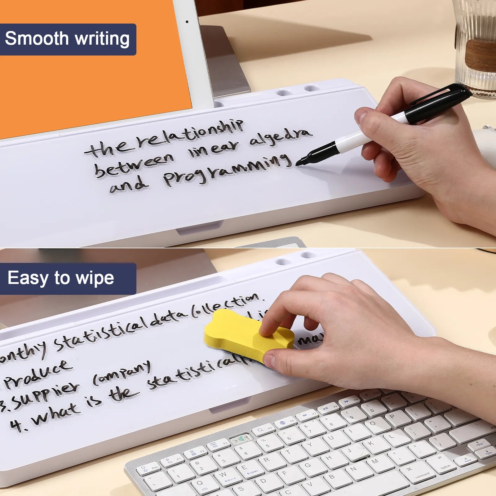 Desktop Whiteboard Storage Tablet