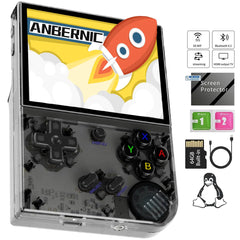 RG35XX Plus handheld gaming console with 6900 games, 3.5-inch screen, WiFi, Bluetooth, HDMI