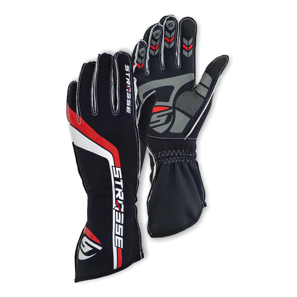 STRASSE black racing gaming gloves, size XL
